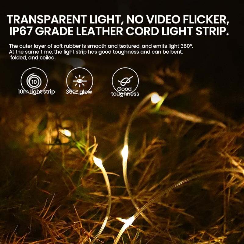 Outdoor waterproof portable storage fairy lights