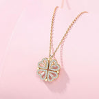 Hollow Four Leaf Clover Necklace