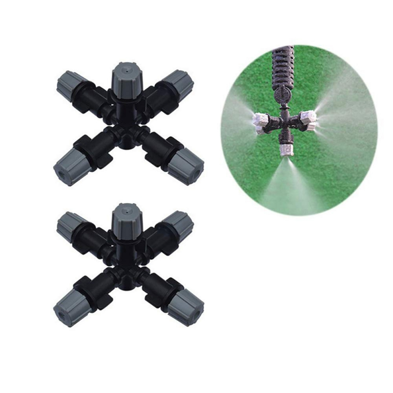 Rotatable Spray Nozzle with Multiple Spray Heads – Adjustable Irrigation for Garden Plants