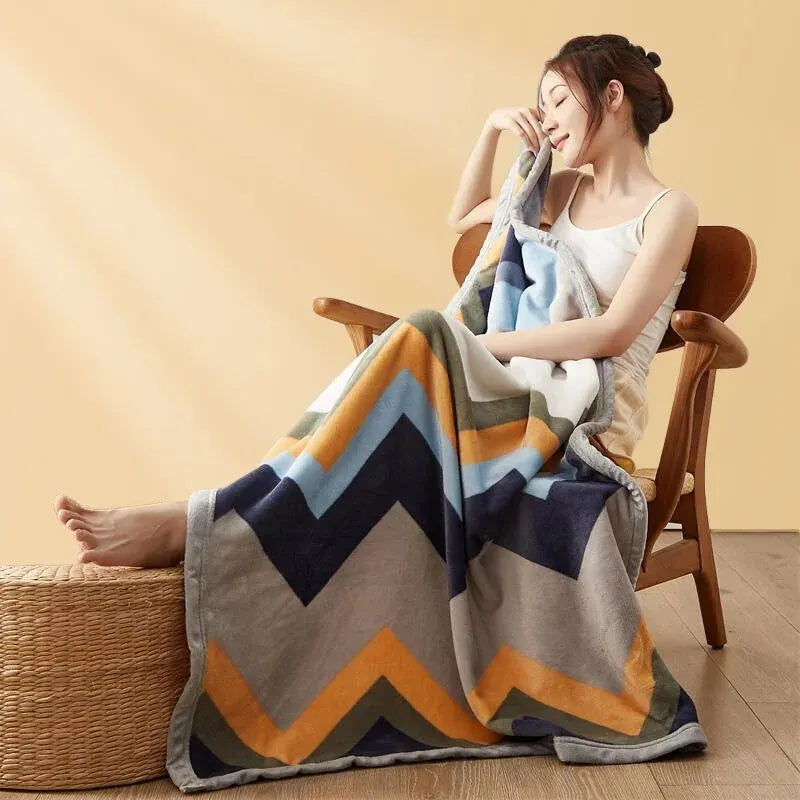 Cozy Flannel Throw Blanket