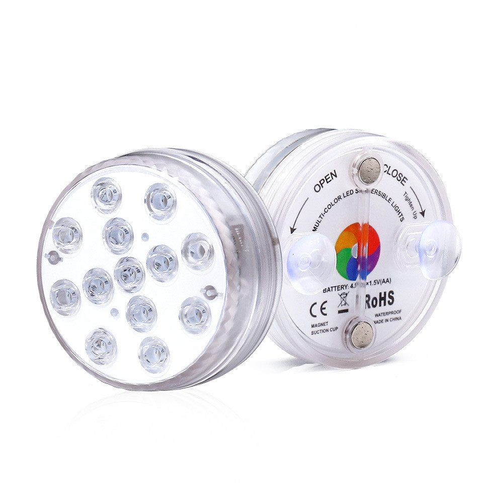 Underwater LED light with remote control – RGB multicolor pool lighting for bathrooms and ponds