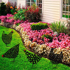 Simulated Chicken Ornament for the Garden