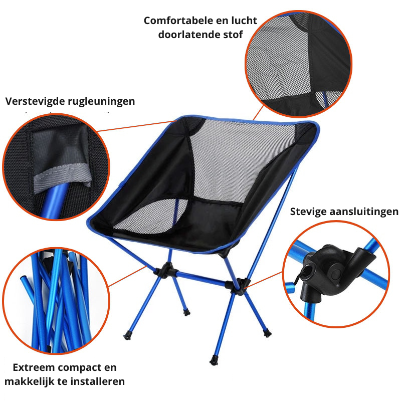 MoonFold Chair - Compact Foldable Chair for Outside