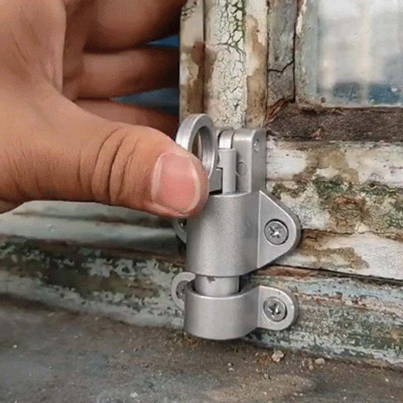 Aluminum alloy automatic window spring locking