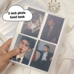 Simple transparent jewelry album storage bag