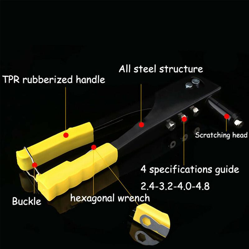Manual double handle rivet machine