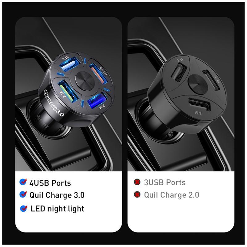 4-IN-1 Fast Charging Connector for Car