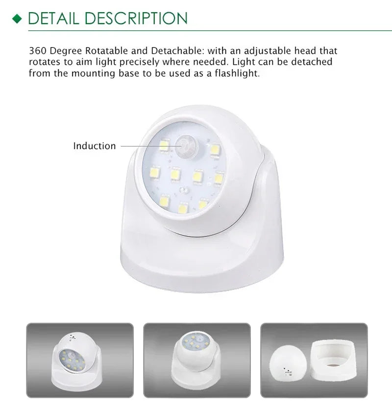 Wireless LED spotlight