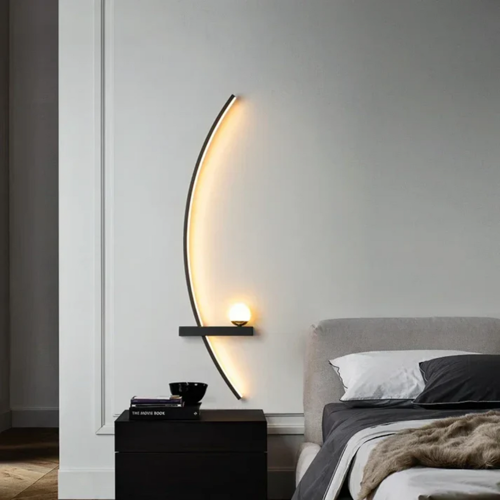 Indoor LED Wall Lamp with Three Light Colors for 5–10 m² Rooms