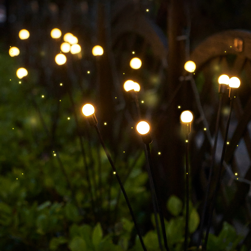 LED Solar Garden Light with Flexible Light Balls – Waterproof Decorative Light for Beds and Paths