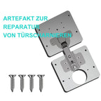 Repair piece for side hinge plate