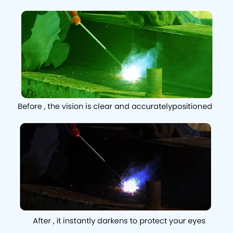 Automatic variable photoelectric welding glasses