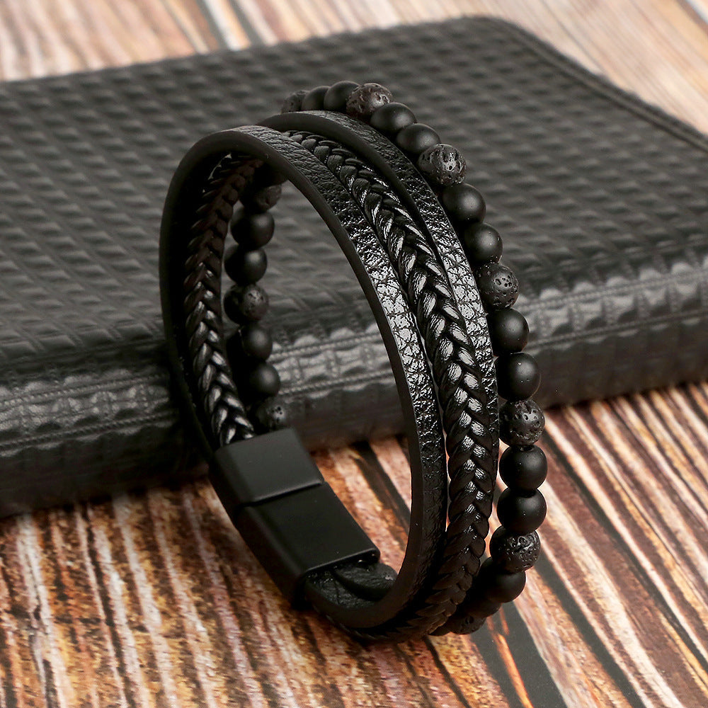 Leather bracelet