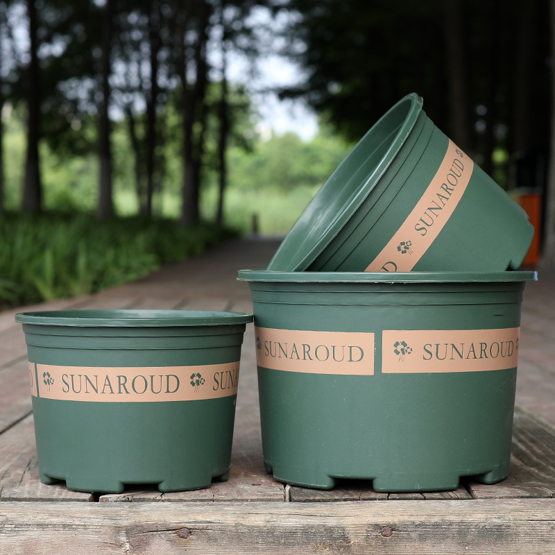 Robust Plant Pot Made of Plastic – Weatherproof Flower Pot for Garden and Balcony