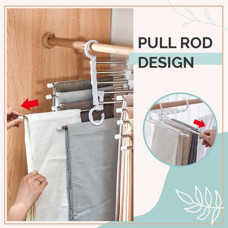 Multifunctional pants rack