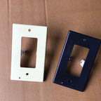 Outlet wall plate with LED night lights