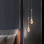 Glass Pendant Lamp with Warm Light Glow - Vetra