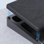 Keyboard wrist rest with desk divider box