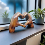 WoodLove - Heart-Shaped Handicraft Made of Oak Wood
