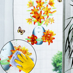 DIY Plant Vase 3D Stereo Sticker Self-Adhesive