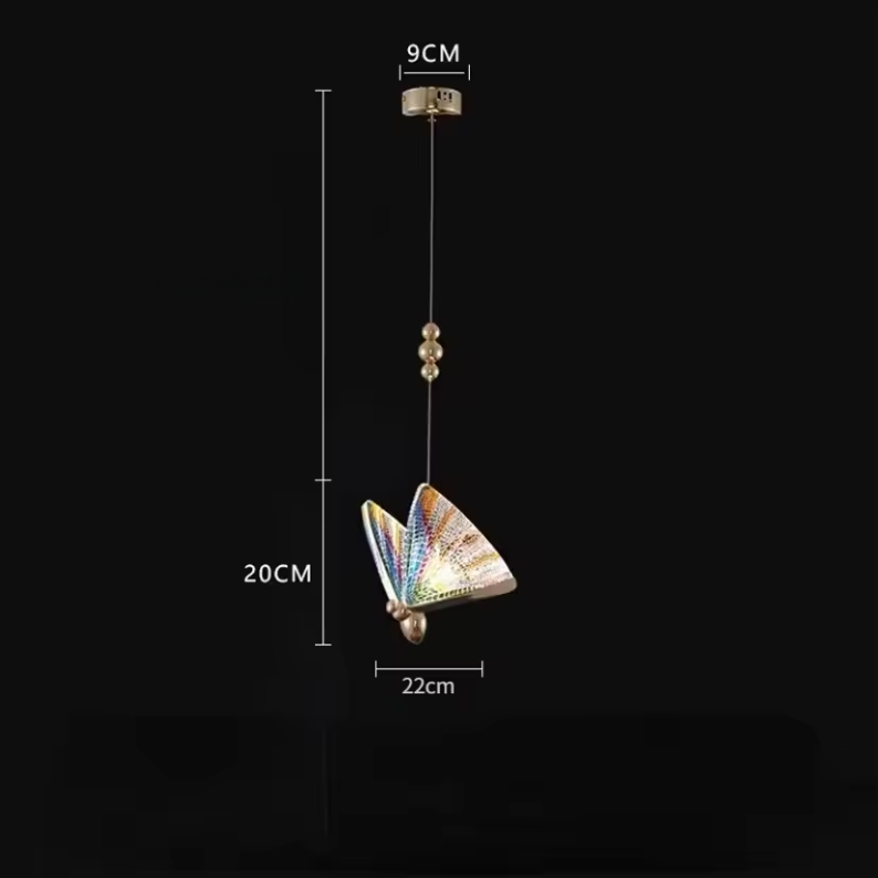 Modern Creative LED Pendant Lamp with Decorative Butterfly Design