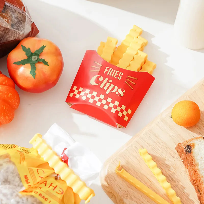 Funny Magnetic French Fry Food Clips