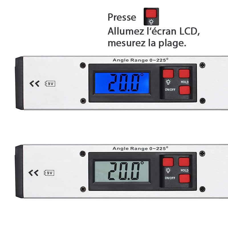 Shopping knife with digital LCD screen