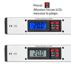 Shopping knife with digital LCD screen
