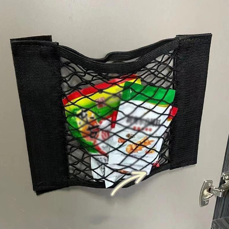 Plastic Bags Storage Net Bag (With Adhesive Tape)