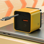 3 in 1 GaN Charger, Scalable 80W MAX fast charger module with Type-C cable and 2 USB ports