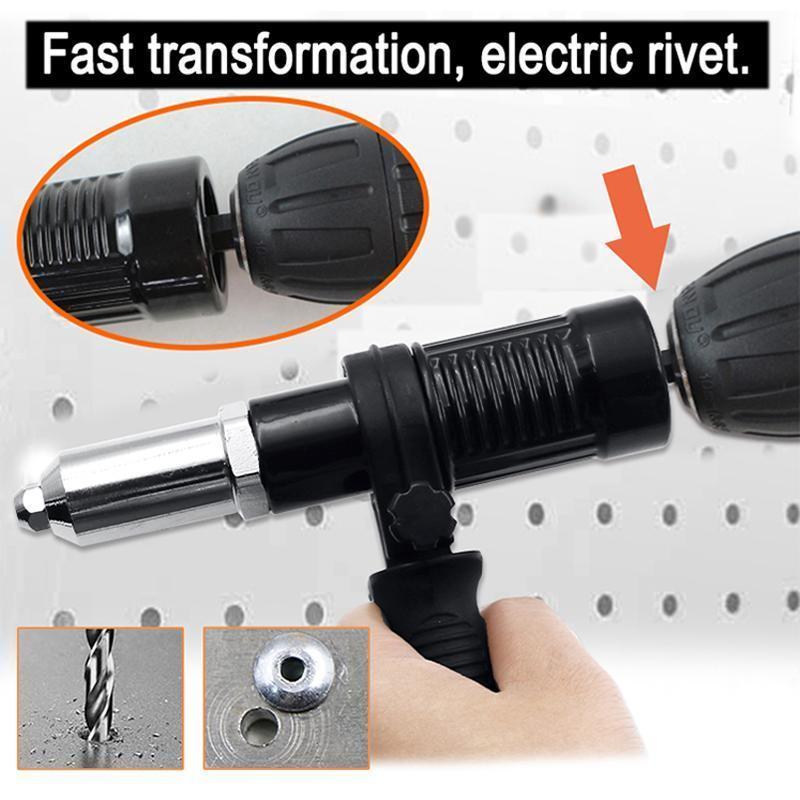 Professional Rivet Gun Adapter Kit 🛠With 4 different Nozzle Pins
