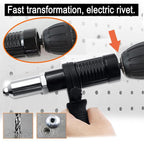Professional Rivet Gun Adapter Kit 🛠With 4 different Nozzle Pins