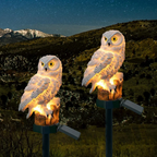Solar Owl Outdoor Lamp