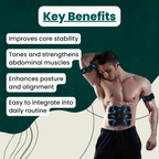 Abdominal Exerciser | Fitness Machine for Muscle Trainer | Equipment for Abs Workouts