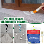 Transparent waterproof adhesive