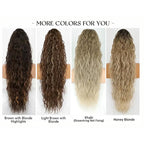 Water ripple ponytail wig