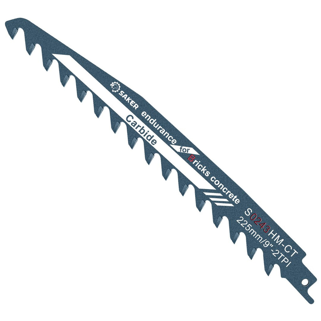 Saker alternative saw blade for cutting wood, porous concrete, bricks