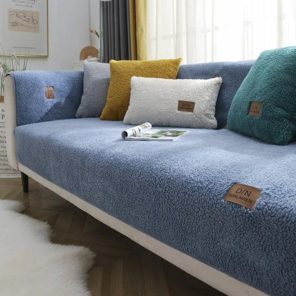 Waterproof Sofa Throw Covers | Slip Couch Protector | Washable Sofa Cover for Sofa Beds