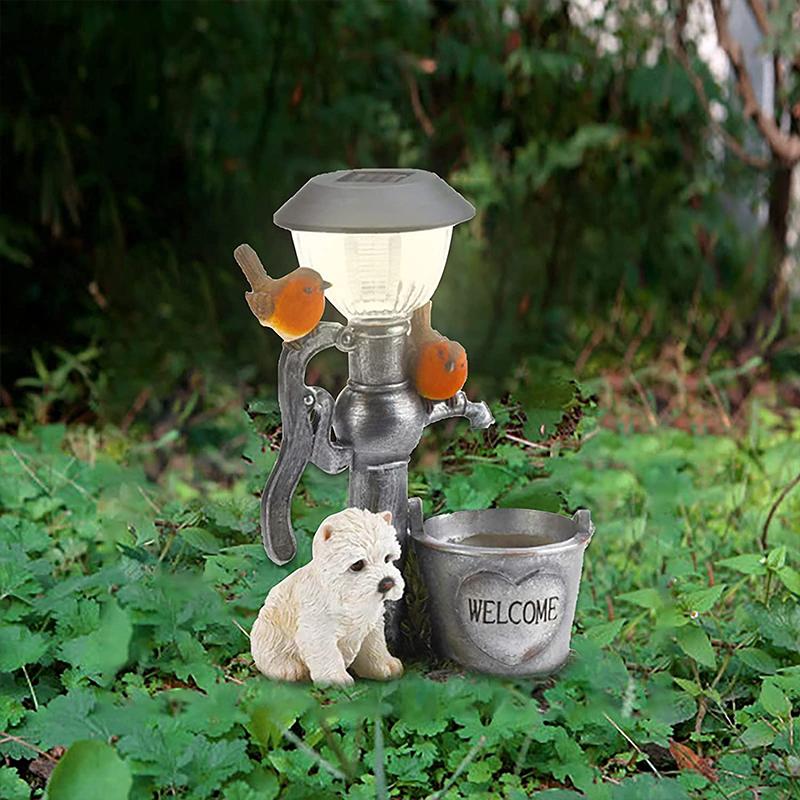 Cat and Dog LED Light Sculpture