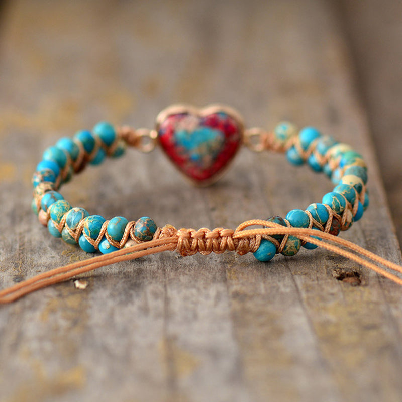 Passionate Heart-Jasper Bracelet