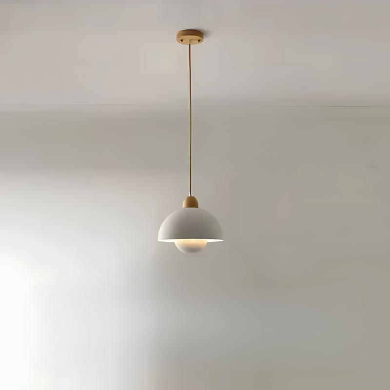 Rustic Wooden Pendant Light for a Warm Atmospheric Look