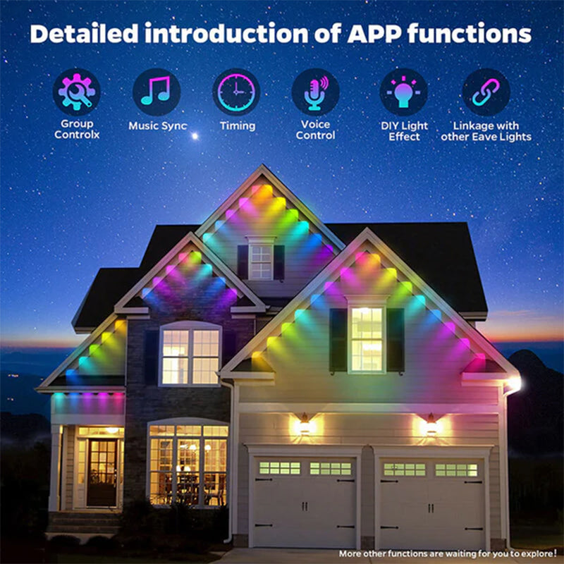 Phantom Waterproof Intelligent Control Eave Light