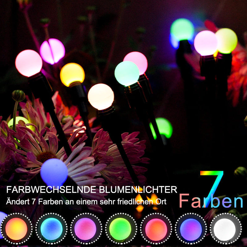 Solar Garden LED Firefly Plug Light