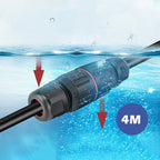 Outdoor waterproof electric cable connector