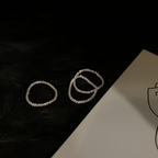 Simple thin glitter ring