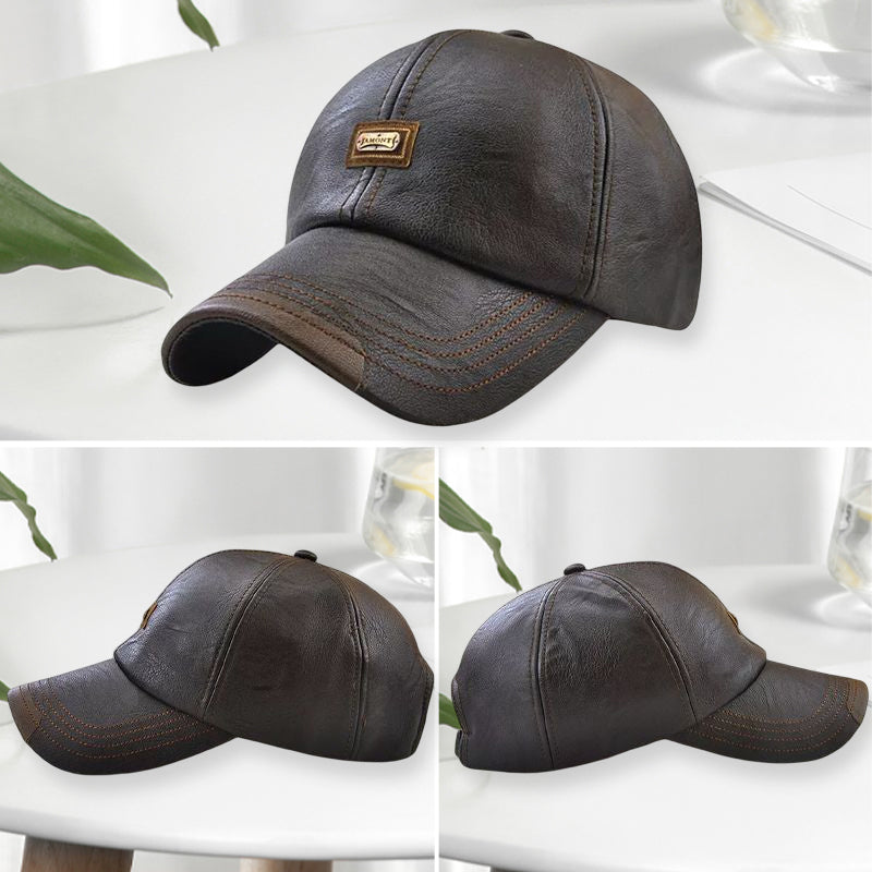 New trendy leather cap