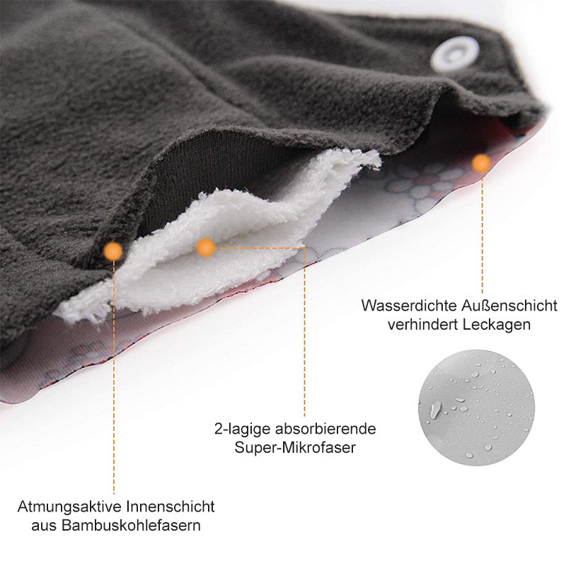 The washable pad made from bamboo charcoal