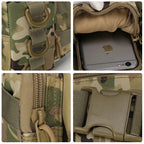 Sports bag for mountaineering cycling camouflage pattern