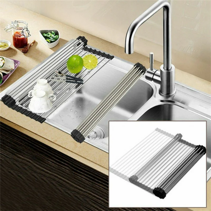 Compact Dish Dryer Foldable Over Sink