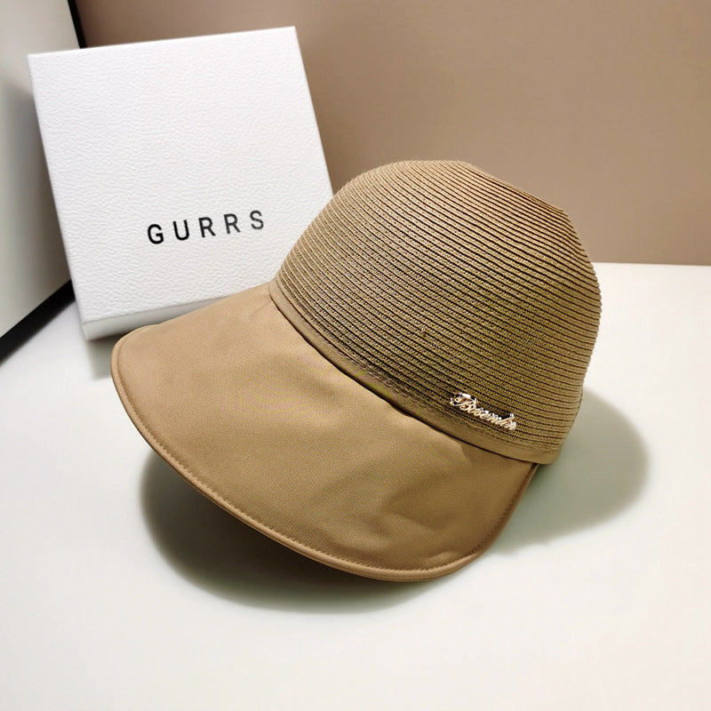 Women's sun hat with wide brim